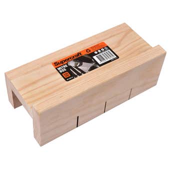 Supercraft Mitre Box Wood 230 x 75mm