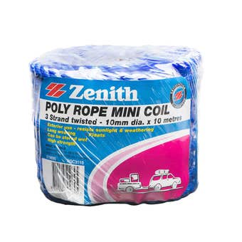 Zenith Rope Polypropylene Mini Coil 10mm x 10m