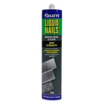 Selleys Liquid Nails Mirror Metal And Glass Adhesive 310g