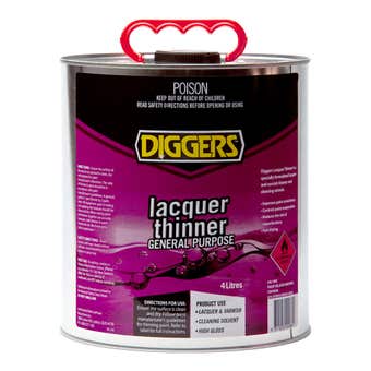 Diggers Lacquer Thinner General Purpose 4L