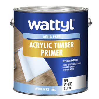 Wattyl Aqua Prep Acrylic Timber Primer 4L