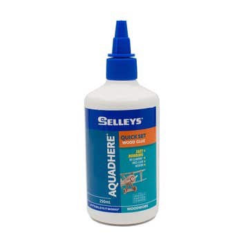 Selleys Aquadhere Quickset Adhesive PVA 250ml