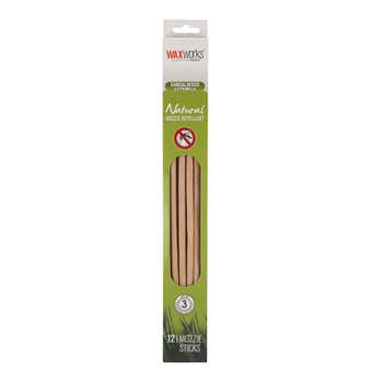 Waxworks Incense Sticks with Citronella/Sandalwood - 12 Pack