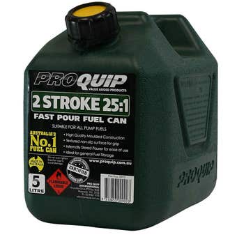 Pro Quip 2 Stroke Plastic Fuel Can 5L