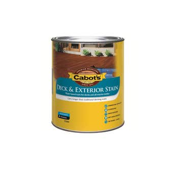 Cabot's Deck & Exterior Stain Water Based October Brown 1l