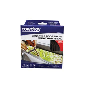 Cowdroy  Window and Door Frame Weather Seal Brown 6 x 9mm x 5m