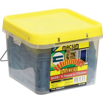 Macsim Window Packers Blue 1.5 x 75mm - Box of 800