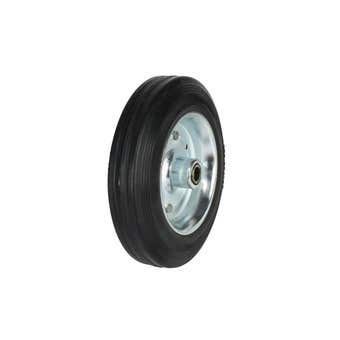 Cold Steel Rubber Wheel with Steel Centre 200mm