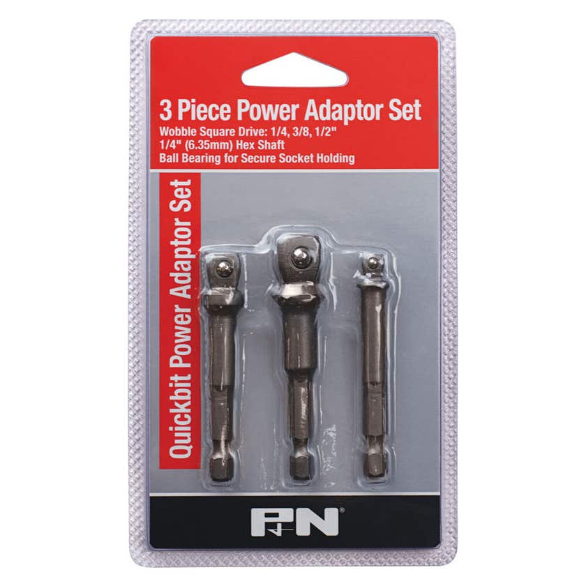P&N Quickbit Power Adaptor Set - 3 Piece