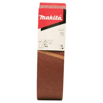 Makita Sanding Belt 40G 76 x 610mm - 5 Pack