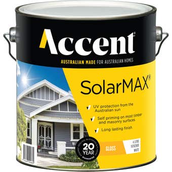 Accent SolarMAX Exterior Gloss White 4L