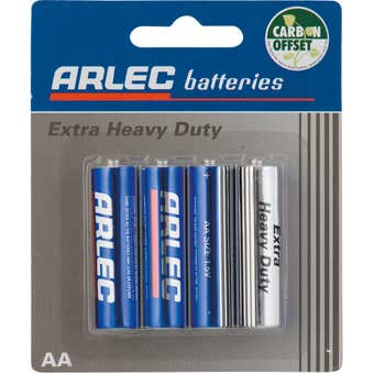Arlec Extra Heavy Duty Battery - 4 x AA