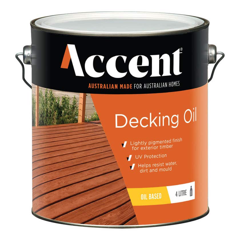 Accent Oil Based Decking Oil Merbau 4L