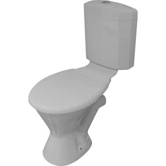 Johnson Suisse Ultra Slim Toilet Suite Plastic Link P Trap