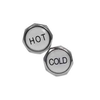 Paramount Trade Tap Handle Hot & Cold Button Chrome