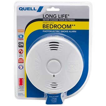 Quell Long Life Photoelectric Smoke Alarm for Bedroom with Voice