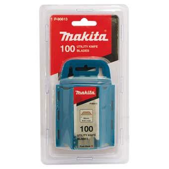 Makita Carbon Steel Utility Knife Blades - 100 Pack