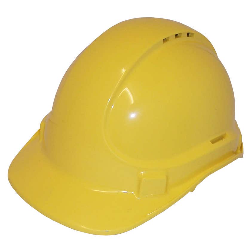 3M Protector Safety Helmet Vented Yellow