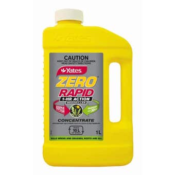 Yates Zero Rapid 1 Hour Action Weedkiller Concentrate 1L