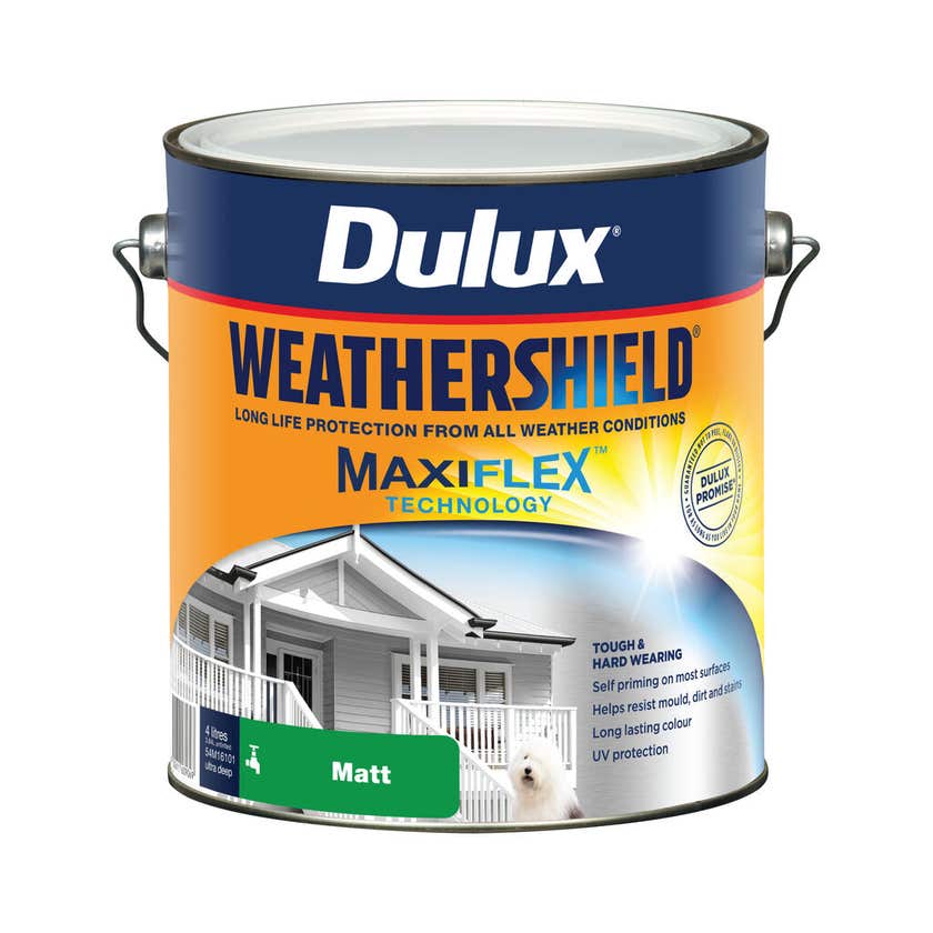 Dulux Weathershield Exterior Matt Ultra Deep Base 4L