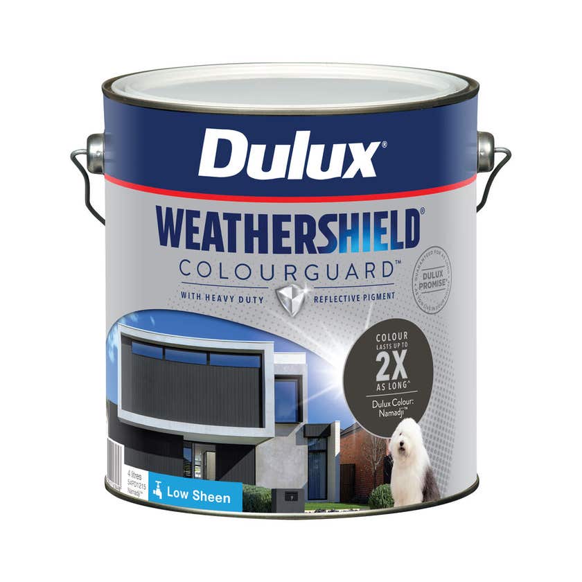 Dulux Weathershield ColourGuard Exterior Low Sheen Namadji 4L