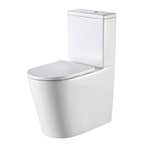 Oliveri Vienna Back to Wall Toilet Suite Comfort Height White