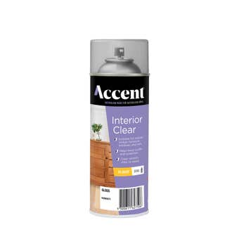 Accent Interior Clear Gloss Spray 300g