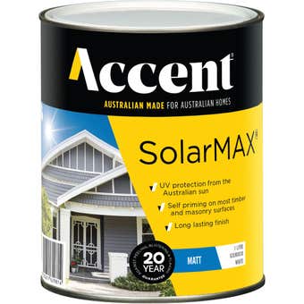 Accent SolarMAX Exterior Matt White 1L