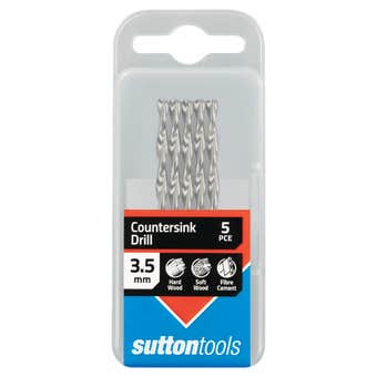 Sutton Tools Countersink Drills Replacement 3.5mm - 5 Pack
