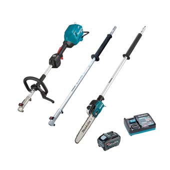 Makita 40V Max Brushless Multi-Function Powerhead Kit with Pole Saw Attachment