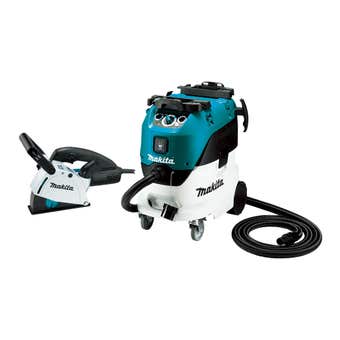 Makita 125mm Wall Chaser & M-Class Dust Extractor Combo Kit