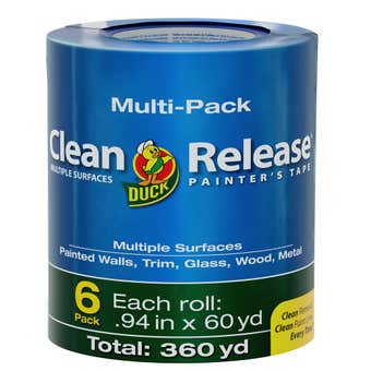 Duck Clean Release Painter's Tape Blue 24mm x 55m - 6 Pack
