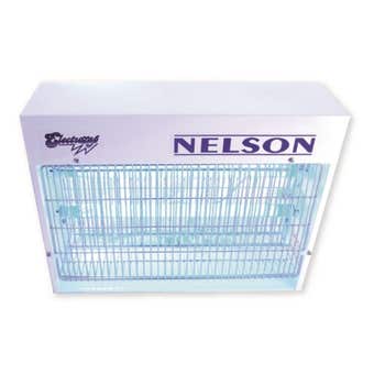 Fluorescent Insect Killer Electrozap White Nelson 40W