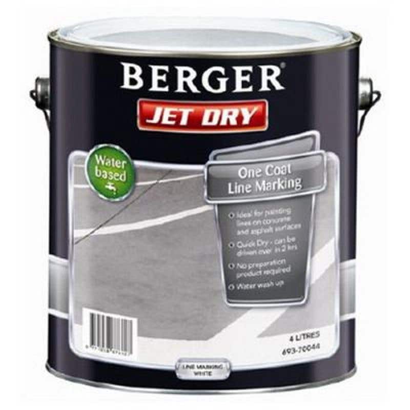 Berger Jetdry Line/Mark White 4L