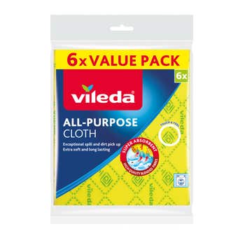 Vileda All Purpose Cloth - 6 Pack