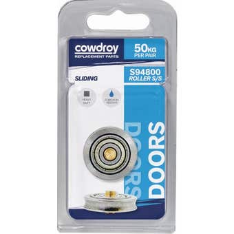 Cowdroy 25mm Concabe Stainless Wheel & Axle 2 Pack
