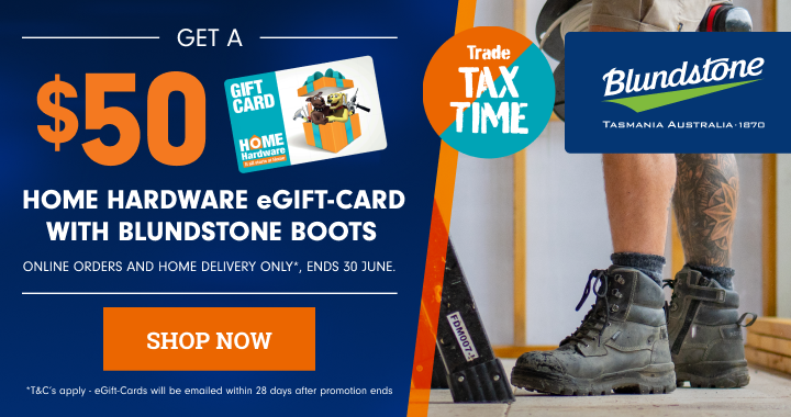 Win a $50 eGift-Card with Blundstone and HomeHardware!